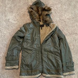 BCBGMAXAZRIA hunter green jacket! Like new! Size small